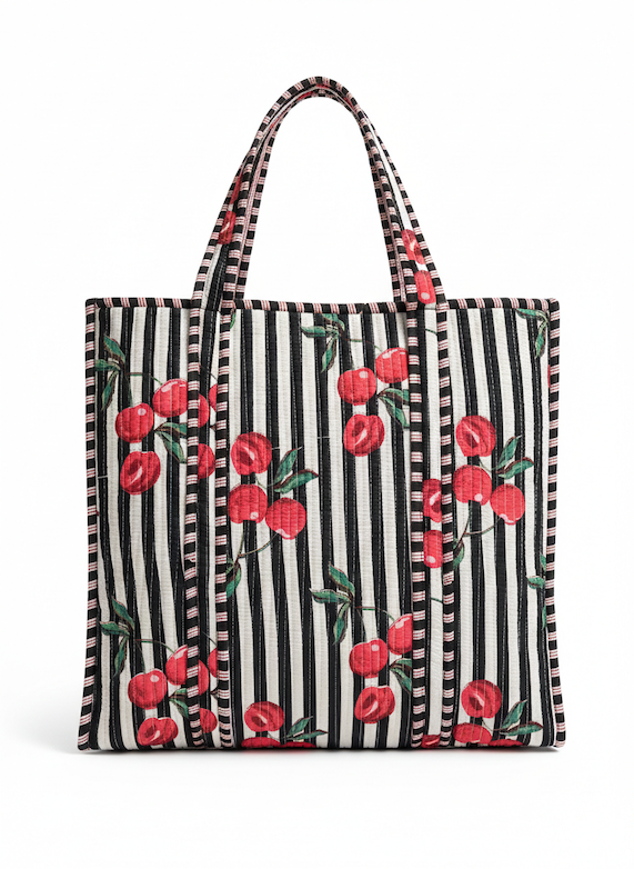 Tote Bag Grande Acolchada - Belle Cerise
