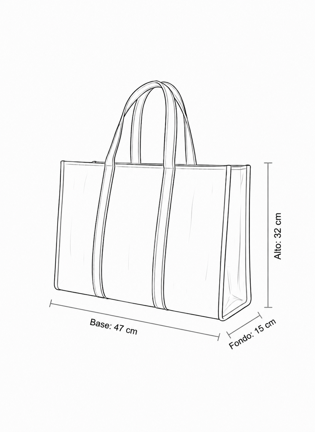 Tote Bag Grande Acolchada