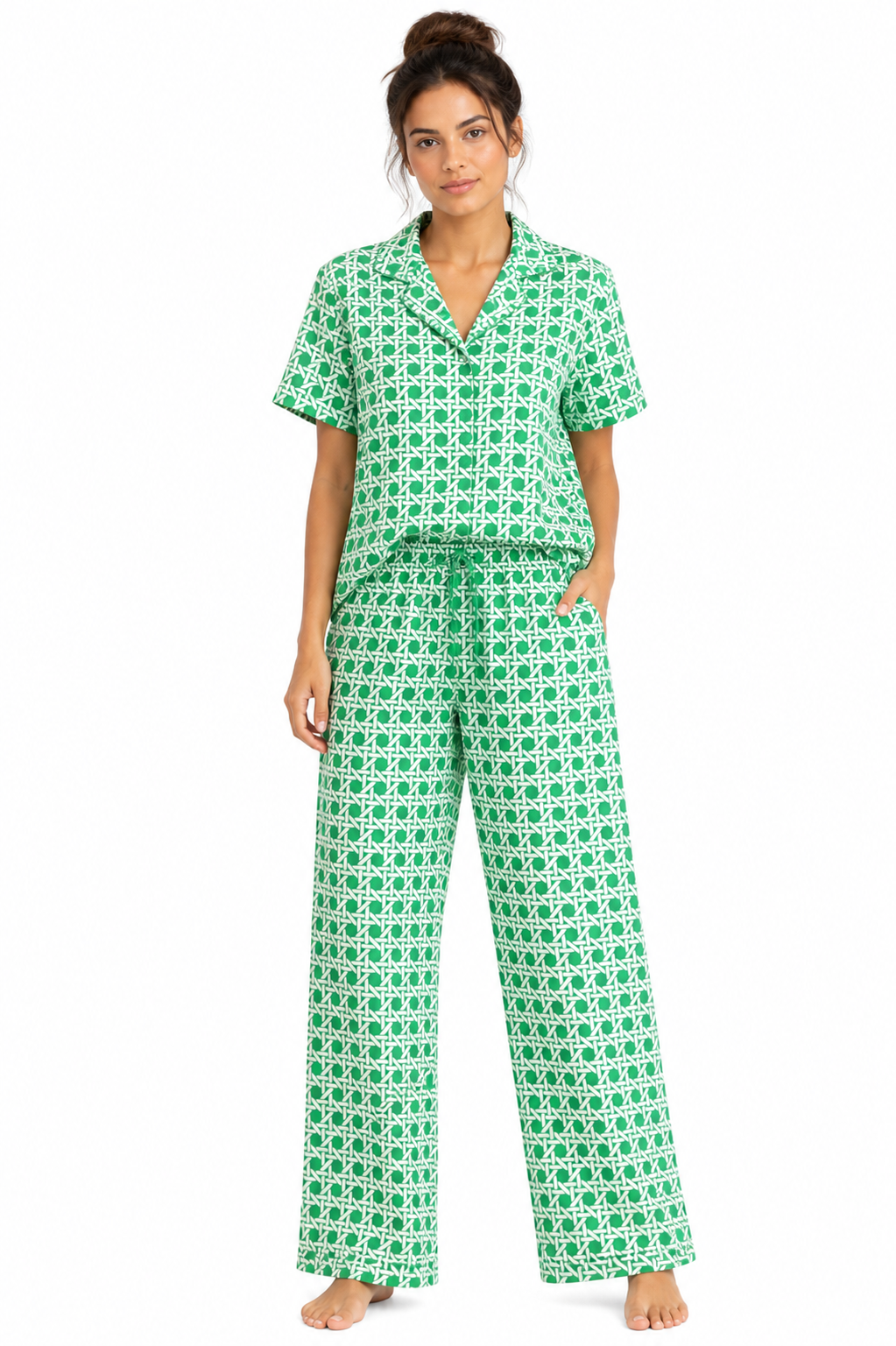 Pijama Pantalón Manga Corta