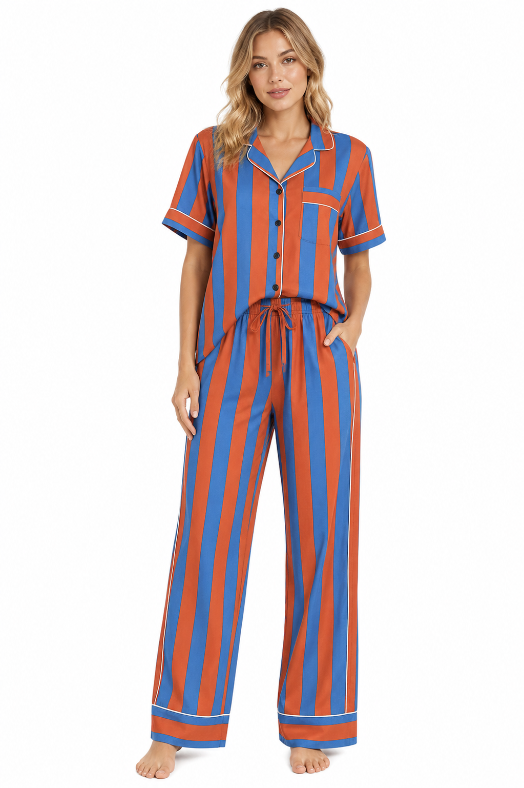 Pijama Pantalón Manga Corta