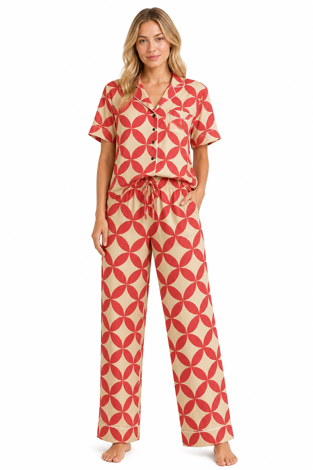 Pijama Pantalón Manga Corta
