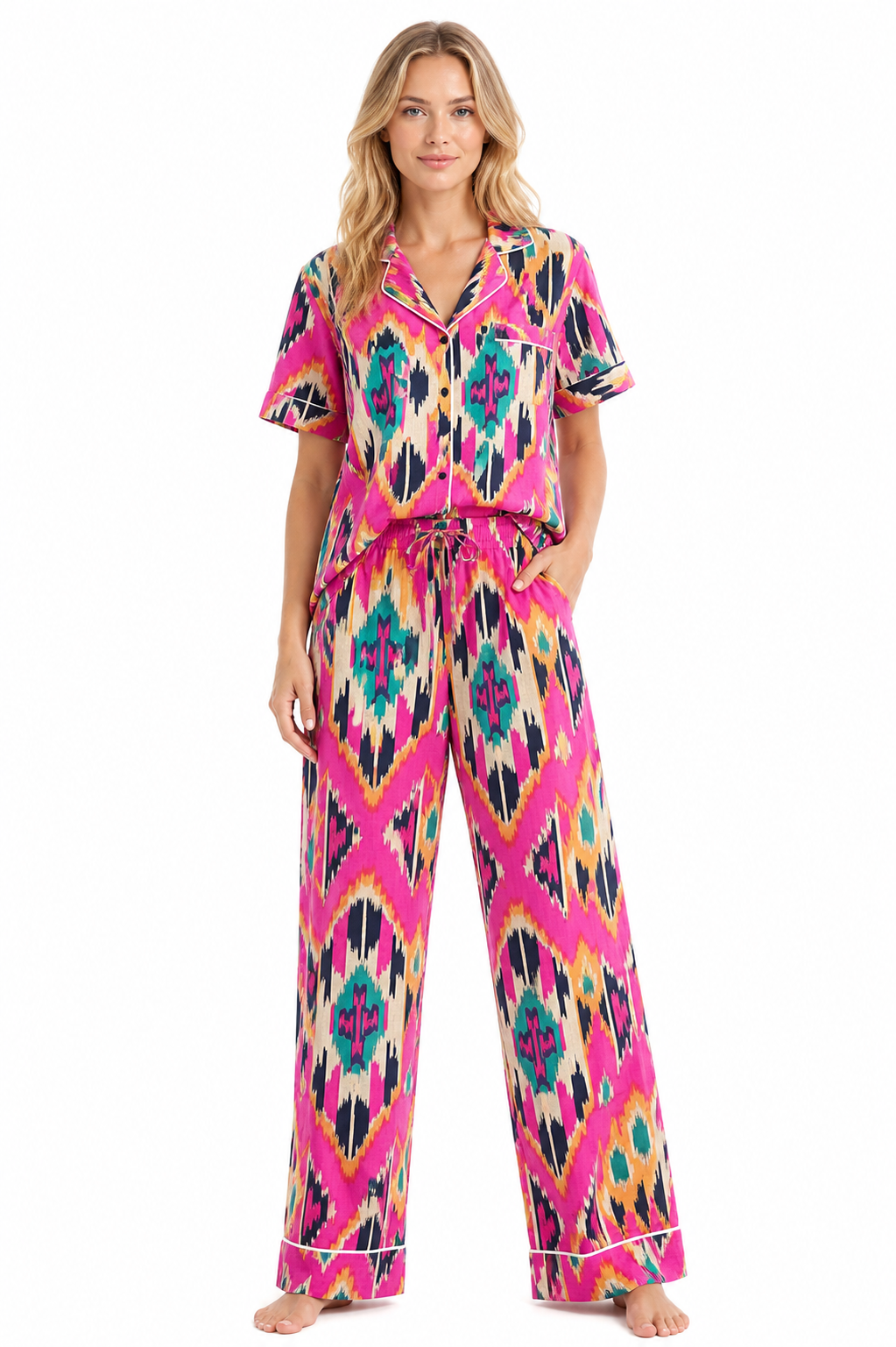 Pijama Pantalón Manga Corta