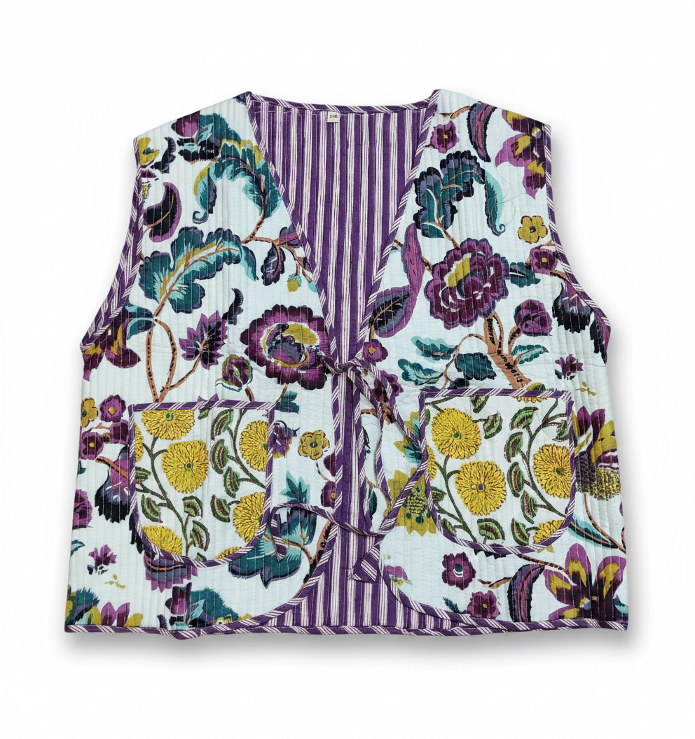 Chaleco Algodón - Flora