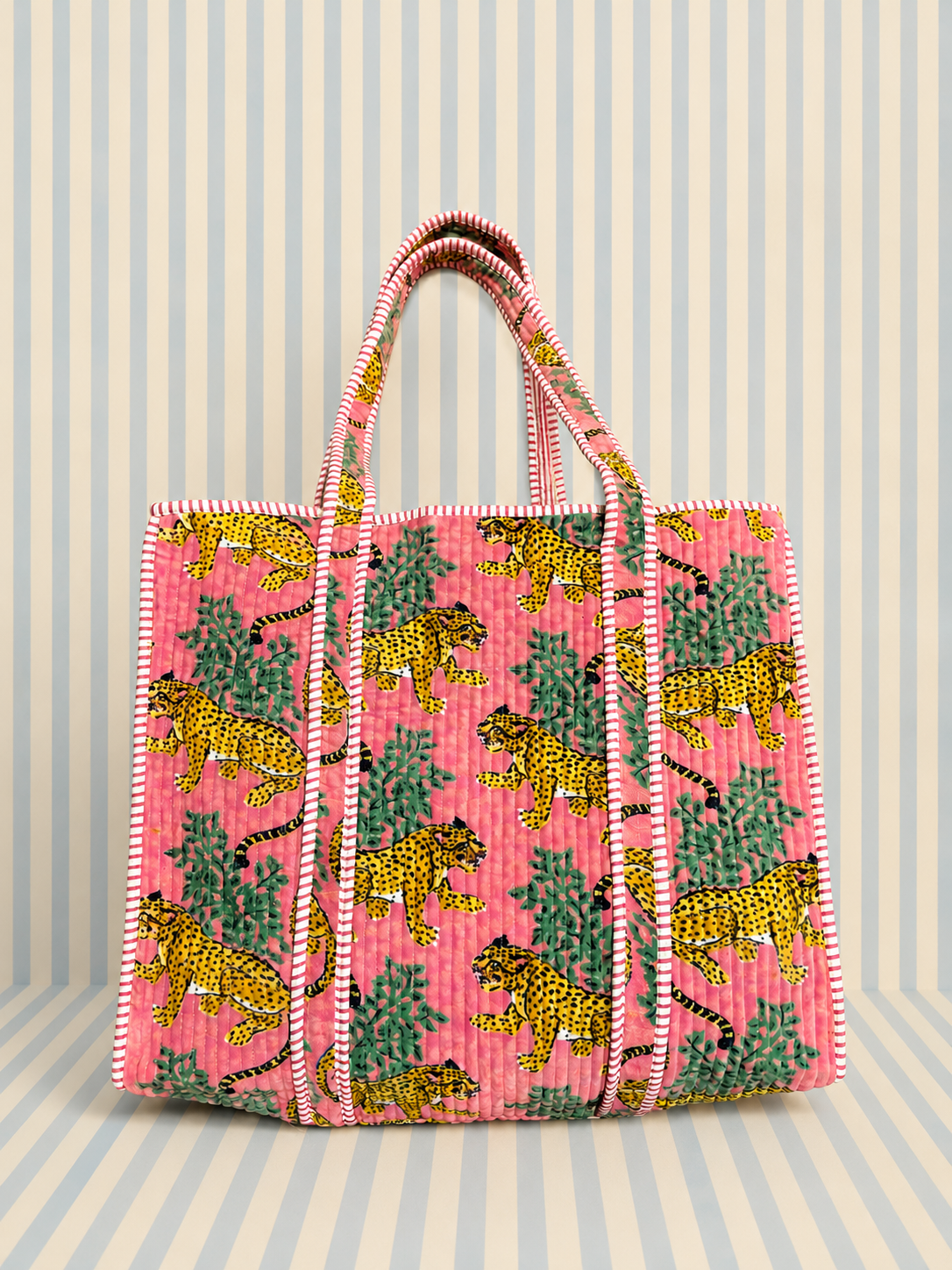 Tote Bag Grande Acolchada - Terciopelo