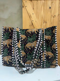 Tote Bag Grande Acolchada - Terciopelo
