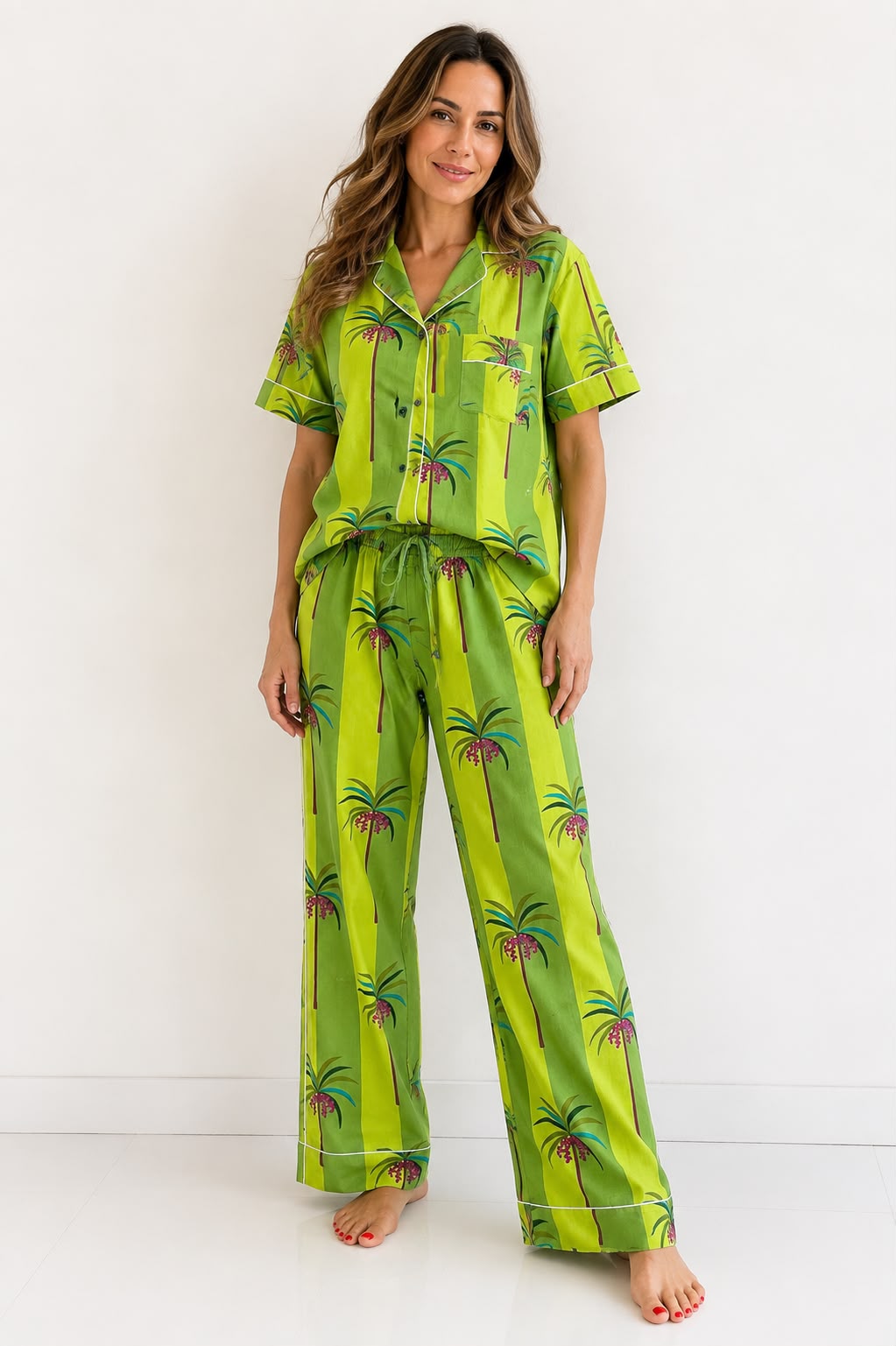 Pijama Pantalón Manga Corta