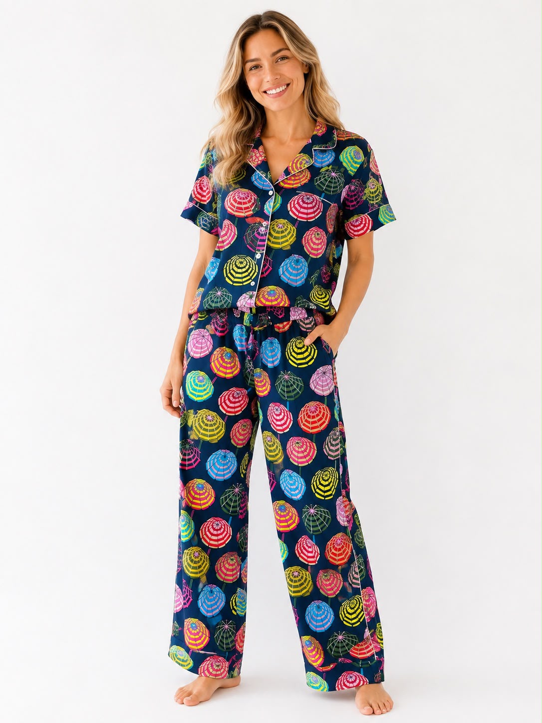 Pijama Pantalón Manga Corta