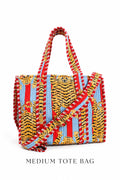 Crossbody Acolchada - Tigre Vibes Rojo / Azul