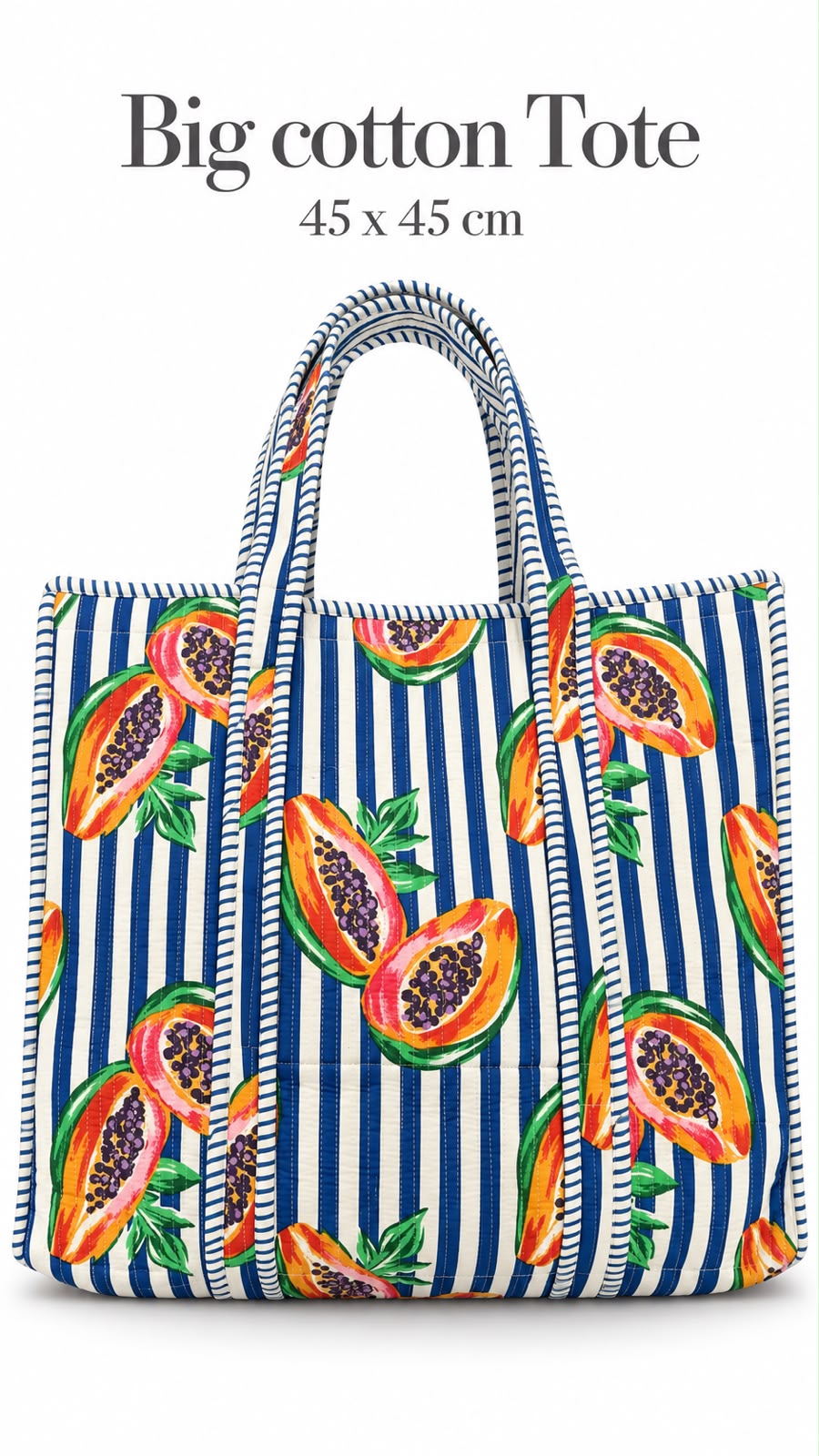 Tote Bag Grande Acolchada