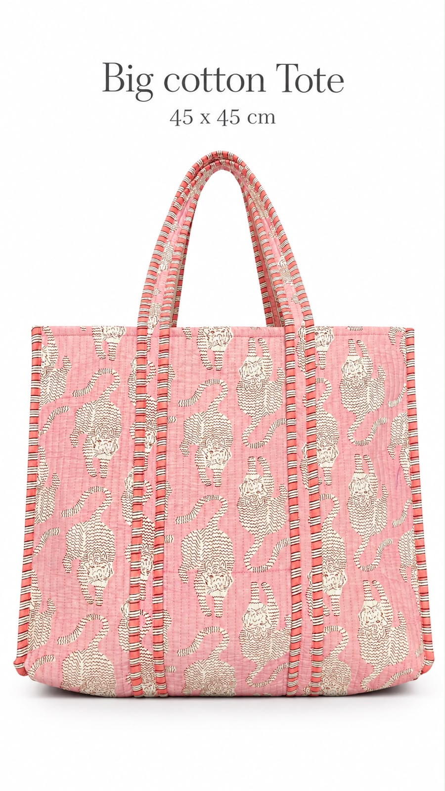 Tote Bag Grande Acolchada