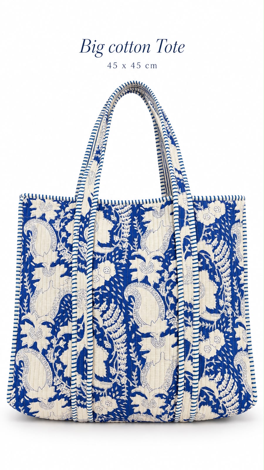 Tote Bag Grande Acolchada