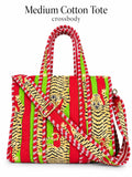 Crossbody Acolchada - Tigre Vibes Rojo / Verde
