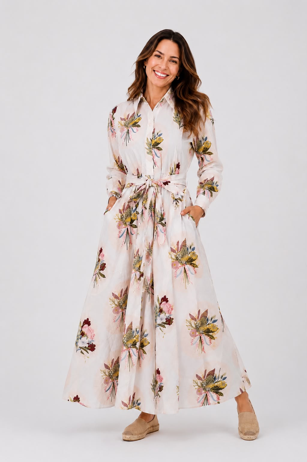 Vestido Camisero con Cinturón