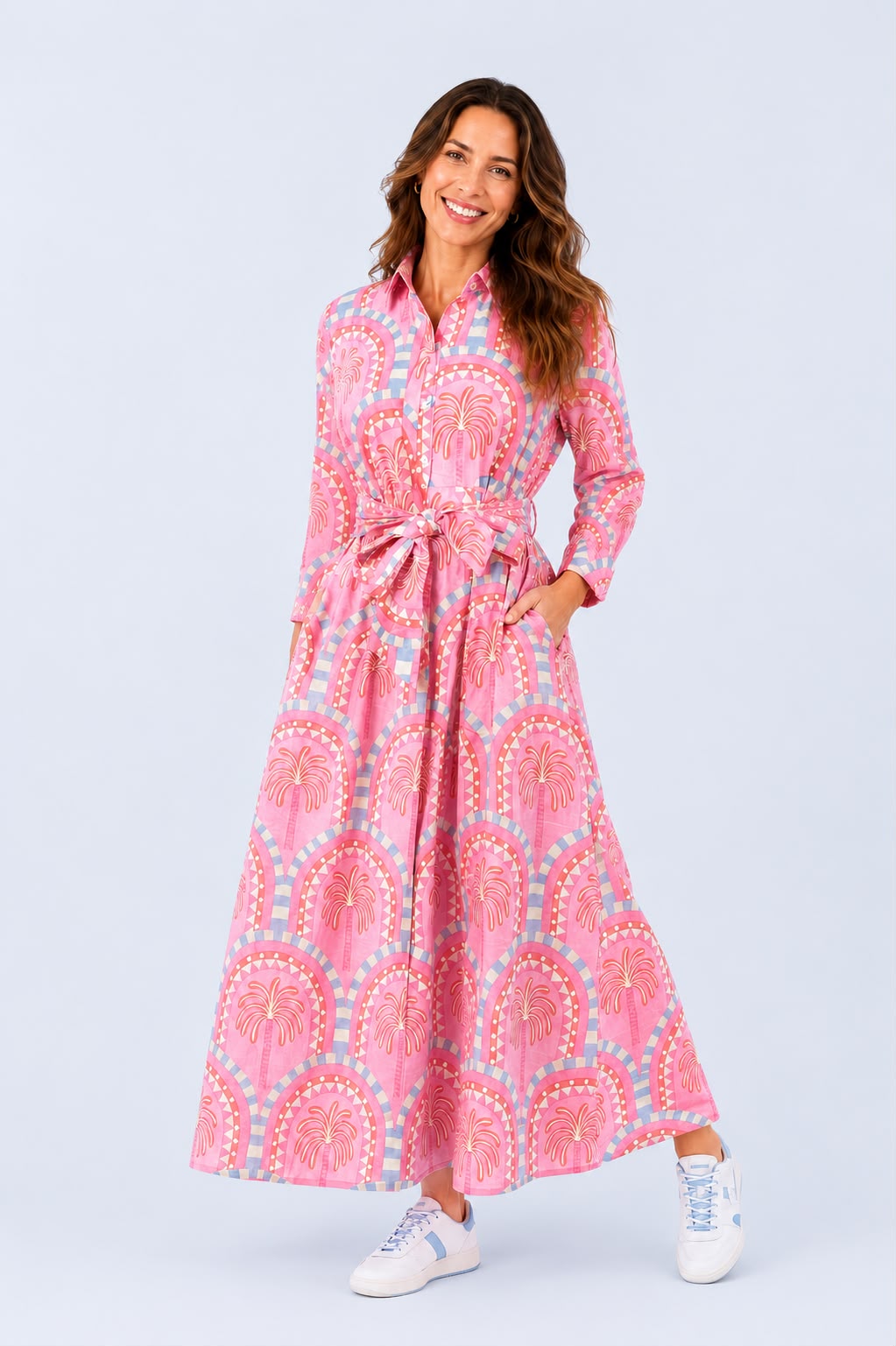 Vestido Camisero con Cinturón