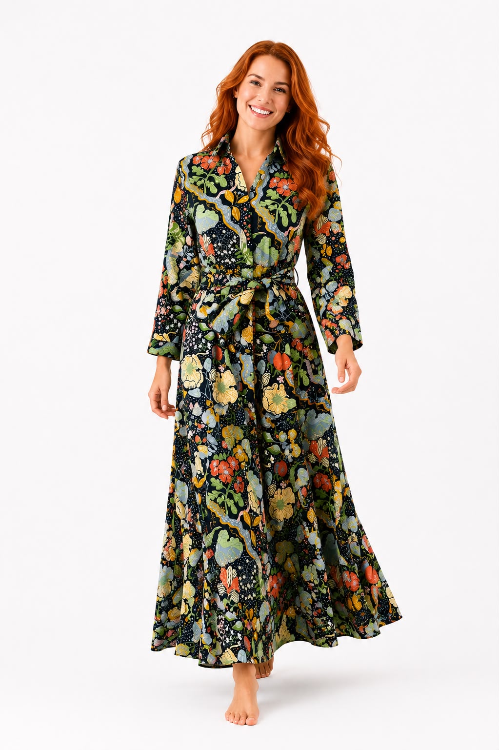 Vestido Camisero con Cinturón