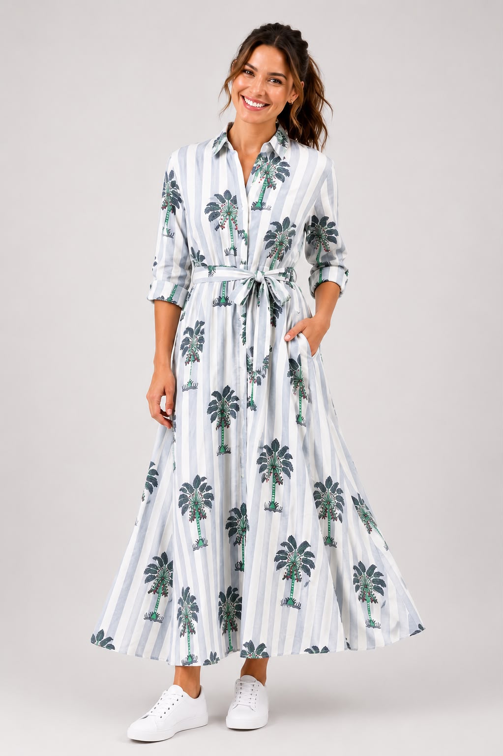 Vestido Camisero con Cinturón