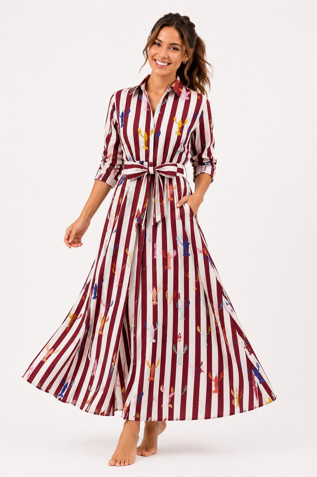 Vestido Camisero con Cinturón