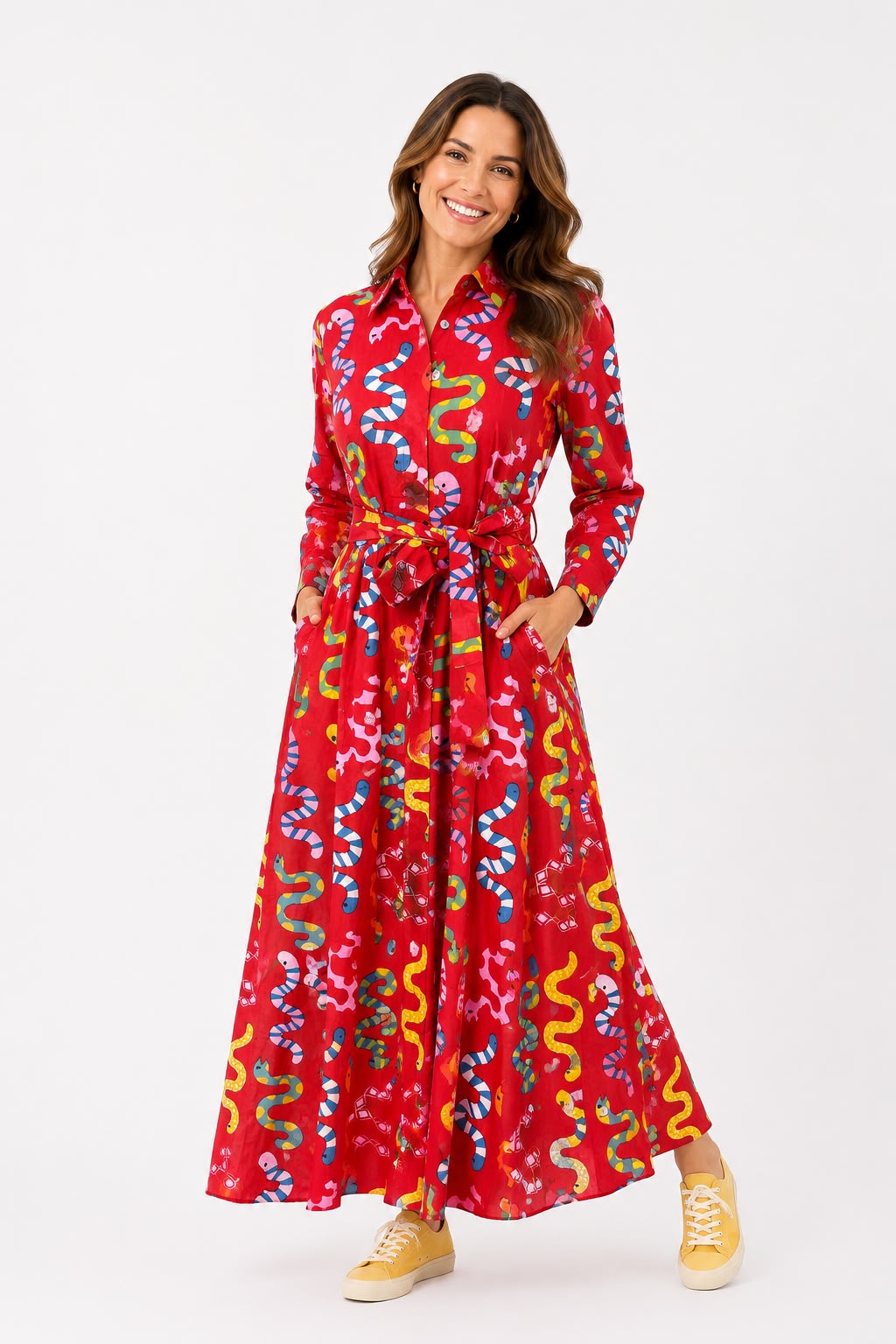 Vestido Camisero con Cinturón