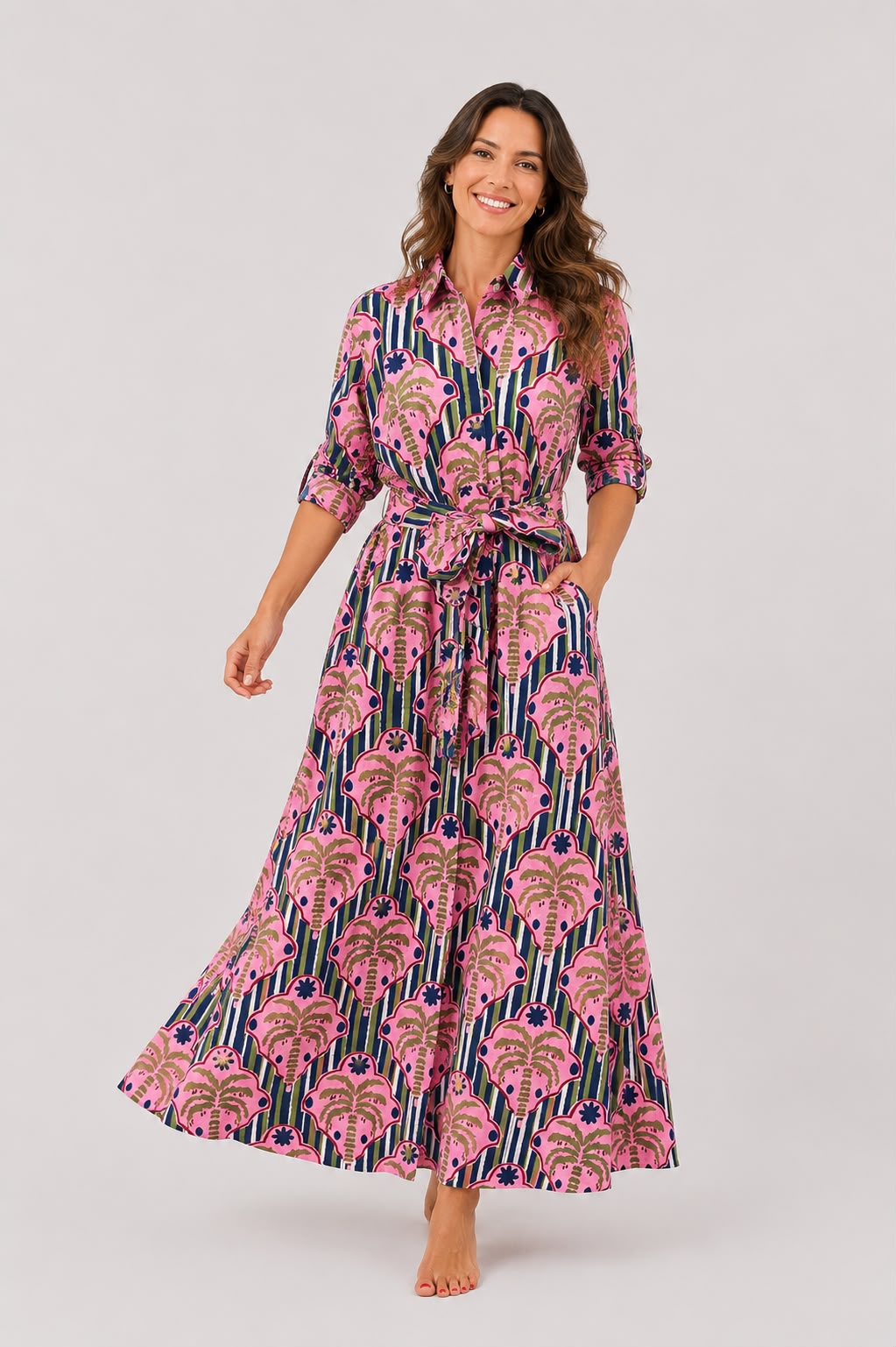 Vestido Camisero con Cinturón