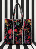 Tote Bag Grande Acolchada - Terciopelo