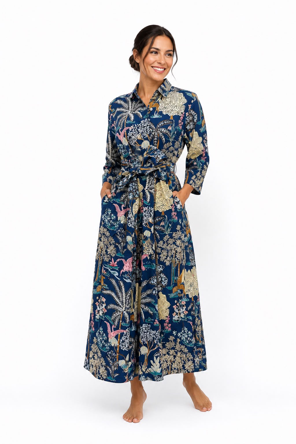 Vestido Camisero con Cinturón
